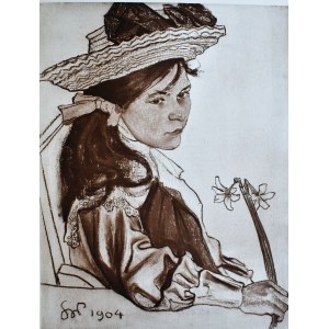 Stanisław Wyspiański (1869-1907), Dziewczynka z narcyzem