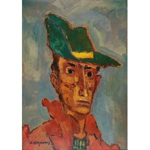 Stanisław Eleszkiewicz (1900 Czutowo k. Połtawy – 1963 Paryż) Autoportret w kapeluszu,
