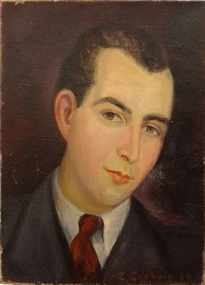 Zdzisław Cyankiewicz (Cyan) (1912 Białystok - 1981 Paryż) Portret mężczyzny, 1944 r.
