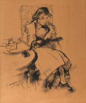 Henryk Hayden (1883 Warszawa - 1970 Paryż) Kobieta siedząca