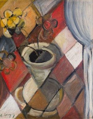Elisabeth Ronget (1893 Chojnice – 1962 Paryż) Wazon z kwiatami