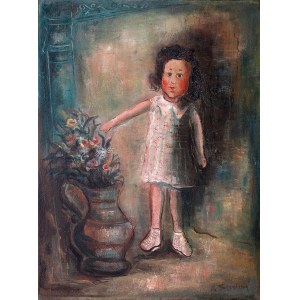 Marc Sterling (1898 Rosja – 1976 Paryż) Dziewczynka z kwiatami
