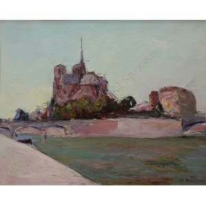 Włodzimierz Terlikowski (1873-1951) Widok na Ile de la Cité w Paryżu
