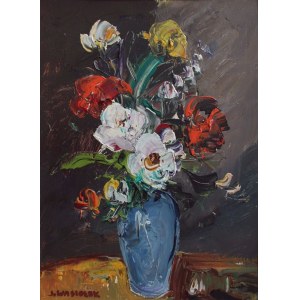Józef Wasiołek (1921-2008) Kwiaty w wazonie