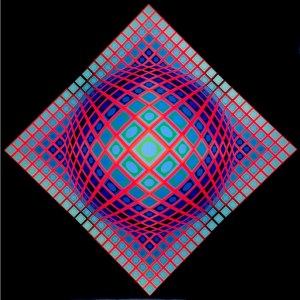 Victor Vasarely, VEGA - 201 , 1968 - 1972