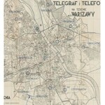 [Warszawa] Poczta, telegraf i telefon na terenie m. st. Warszawy (1936)