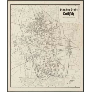 [Łódź] Plan der Stadt Lodsch (1940)