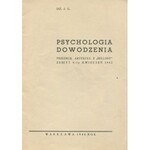 [druk konspiracyjny] - [GINSBERT Julian] Inż. J. G. - Psychologia dowodzenia. Przedruk artykułu z Bellony, zeszyt 4 kwiecień 1943