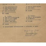 [Powstanie warszawskie] - Dokument informujący o stanie uzbrojenia. Dowództwo Śródmieście Płd. (26.VIII.1944)
