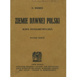 [Polska] ROMER Eugeniusz - Ziemie dawnej Polski. Mapa hypsometryczna (1919)