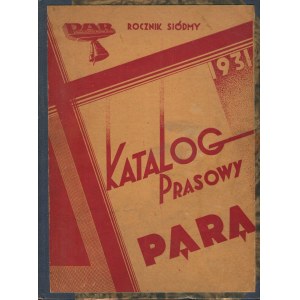 Katalog Prasowy Para 1931
