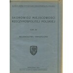 Skorowidz miejscowości Rzeczypospolitej Polskiej. Tomy VII, VIII, XIV, XV