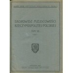 Skorowidz miejscowości Rzeczypospolitej Polskiej. Tomy VII, VIII, XIV, XV