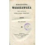 Biblioteka Warszawska. Tom IV (1844)