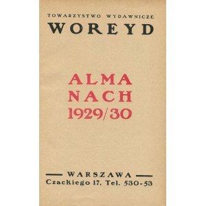[Księga adresowa] - Woreyd. Almanach 1929/1930