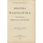 Biblioteka Warszawska. Tom IV (1901)