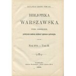 Biblioteka Warszawska. Tom III (1894)
