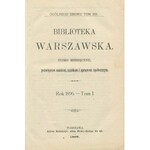 Biblioteka Warszawska. Tom I (1896)
