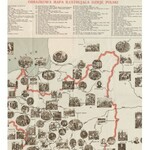 [Polska] Obrazkowa mapa ilustrująca dzieje Polski (1939)