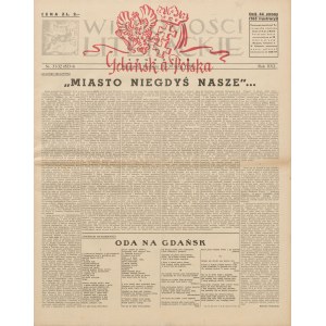 Wiadomości Literackie. Nr 31-32 (23-30 lipca 1939) [Gdańsk a Polska]