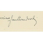 [literaci] PARANDOWSKI Jan - List [AUTOGRAF]