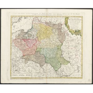 [Polska] Mappa Geographica Regni Poloniae... [Carte des Estats de la Couronne de Pologne] (1773)