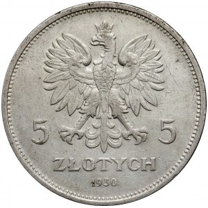 II RP, 5 złotych 1930, Warszawa, Nike