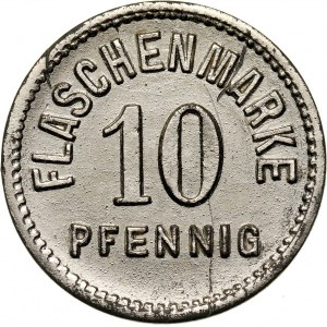 Żory (Sorau), 10 pfennig (Flaschenmarke), Konsum-Verein zu Sorau