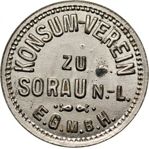 Żory (Sorau), 10 pfennig (Flaschenmarke), Konsum-Verein zu Sorau