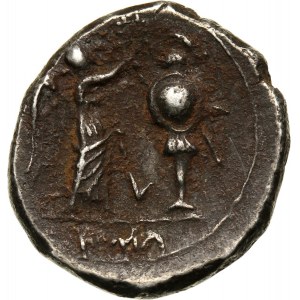 Republika Rzymska, wiktoriat anonimowy, 211-206 p.n.e., litera V, Rzym