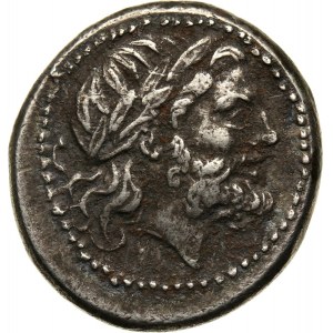 Republika Rzymska, wiktoriat anonimowy, 211-206 p.n.e., litera M, Rzym
