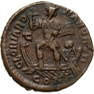 Cesarstwo Rzymskie, Walentynian II 375-392, brąz, Konstantynopol