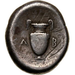 Grecja, Beocja, Teby, stater ok. 368-364 p.n.e., magistrat Kabb