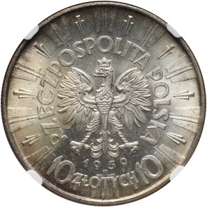 II RP, 10 złotych 1939, Warszawa, Józef Piłsudski