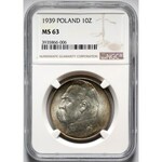 II RP, 10 złotych 1939, Warszawa, Józef Piłsudski