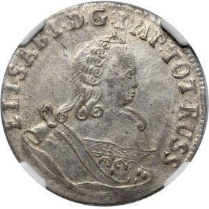 Russia, Elizabeth I, Coins for Prussia, 6 Groschen 1760, Koenisberg
