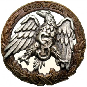 PSZ na Zachodzie, odznaka absolwencka, Szkoła Podchorążych Piechoty i Kawalerii Zmotoryzowanej Szkocja