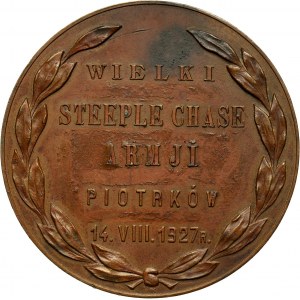II RP, medal z 1927 roku, Ministerstwo Spraw Wojskowych, zawody hippiczne, Piotrków