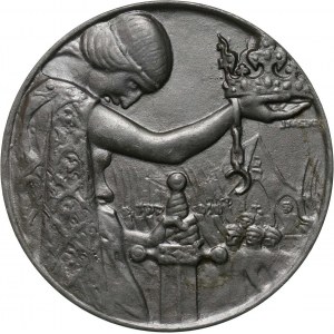 XX wiek, medal z 1916 roku, Proklamacja Wolnej i Niepodległej Polski