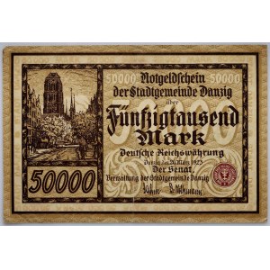 Wolne Miasto Gdańsk, 50.000 marek 26.03.1923