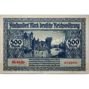 Wolne Miasto Gdańsk, 500 marek 31.10.1922