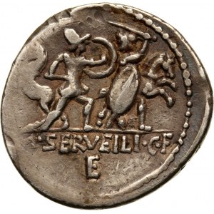 Roman Republic, M. Serveili C. F., Denar 62 BC, Rome