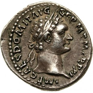 Cesarstwo Rzymskie, Domicjan 81-96, denar, Rzym