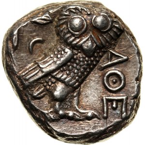 Greece, Attica, Tetradrachm, 300-262 BC, Athens