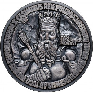PRL, medal z 1966 roku, 500. rocznica podpisania pokoju toruńskiego