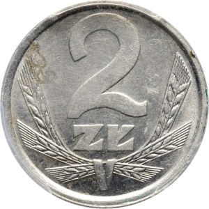 PRL, 2 złote 1983, PRÓBA, aluminium