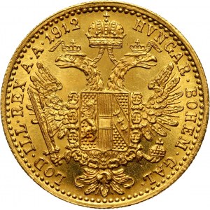 Austria, Franz Joseph I, Ducat 1912, Vienna