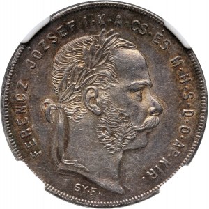 Hungary, Franz Joseph I, Forint 1870 GY.F., Karlsburg