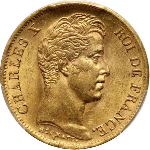 Francja, Karol X, 40 franków 1830 A, Paryż