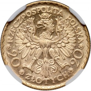 II RP, 20 złotych 1925, Warszawa, Bolesław Chrobry